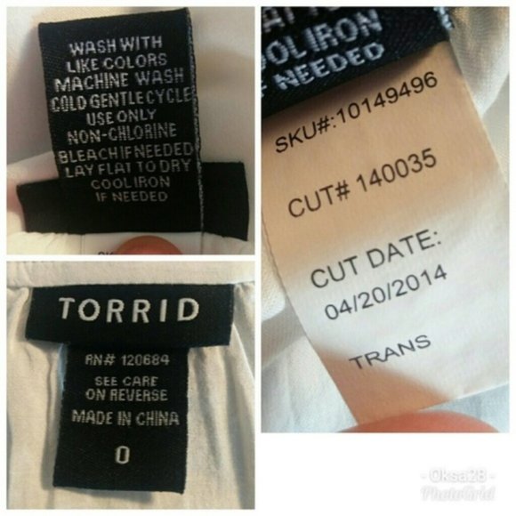 NWOT Torrid white sleeveless top - Picture 8 of 16